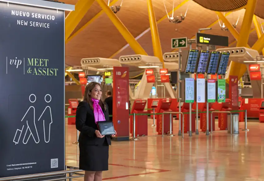 Photos of service Meet & Assist + VIP Lounge in an airport Madrid-Barajas (MAD)