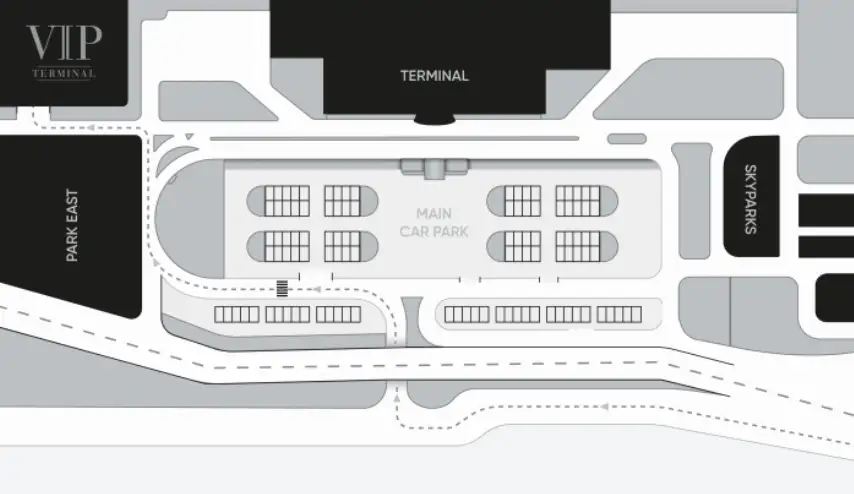 Photos of driving directions of service VIP Terminal in an airport Malta (MLA)