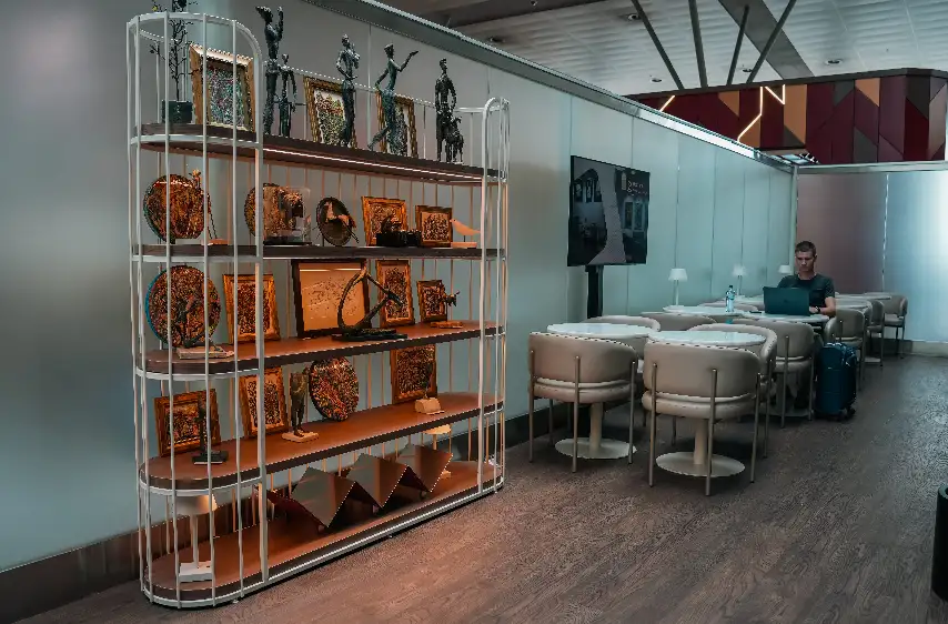 Transit with VIP lounge